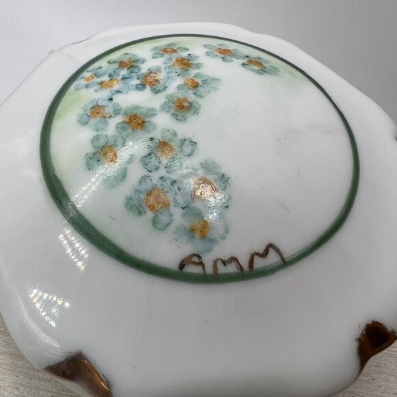 Japanese Ornate  Style Trinket Box Circular Style - Picture 2 of 7